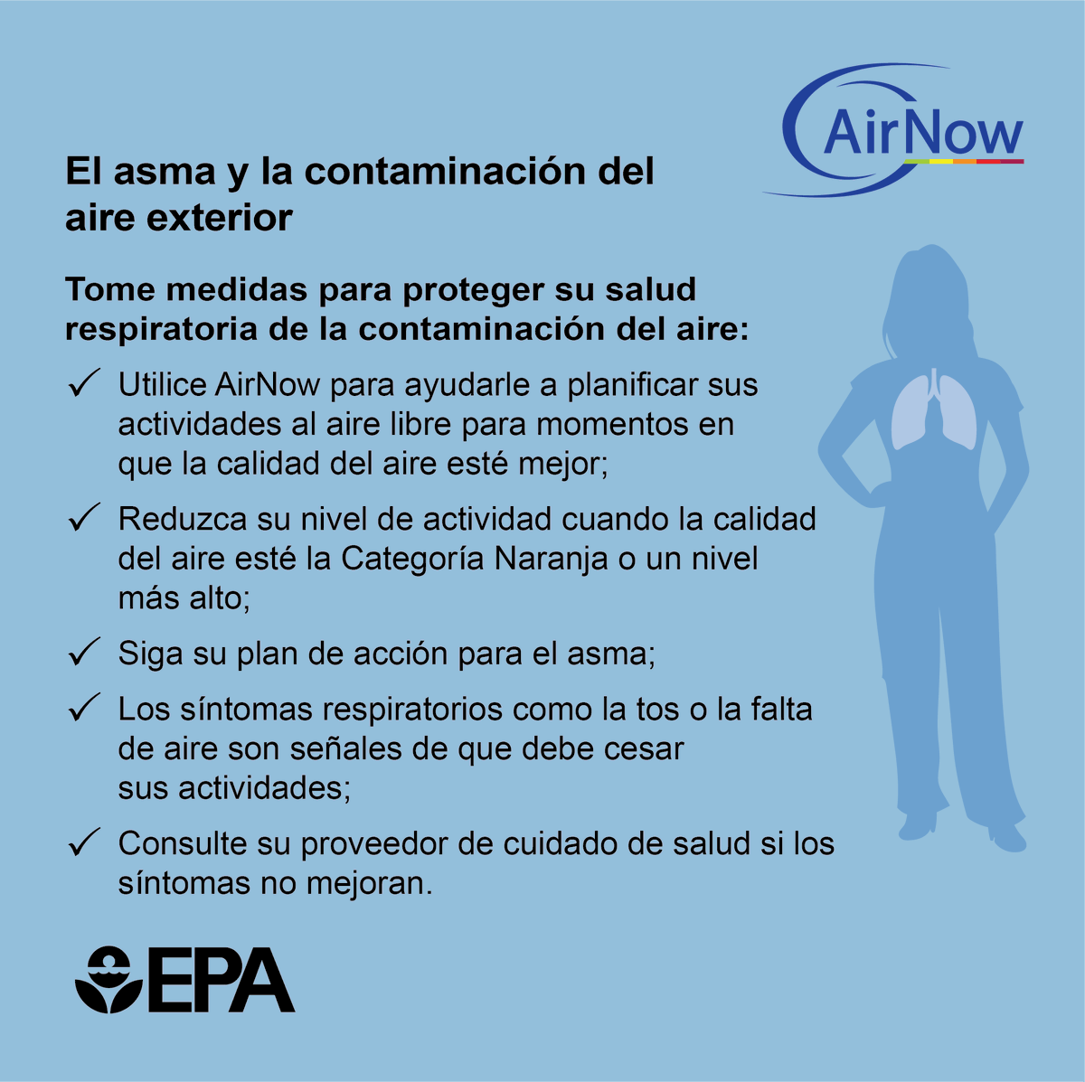 AIRNow's tweet photo. DYK that #ozone &amp; #ParticlePollution can affect asthma? Ozone is found in smog and PP is found in haze, smoke, and dust. Studies show that when ozone and particle pollution are in the air, adults and children with asthma and other lung diseases are more likely to have symptoms. https://t.co/skKB0Tygqi