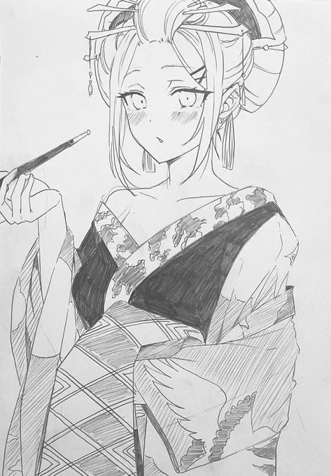 花魁トワ様  #TOWART 