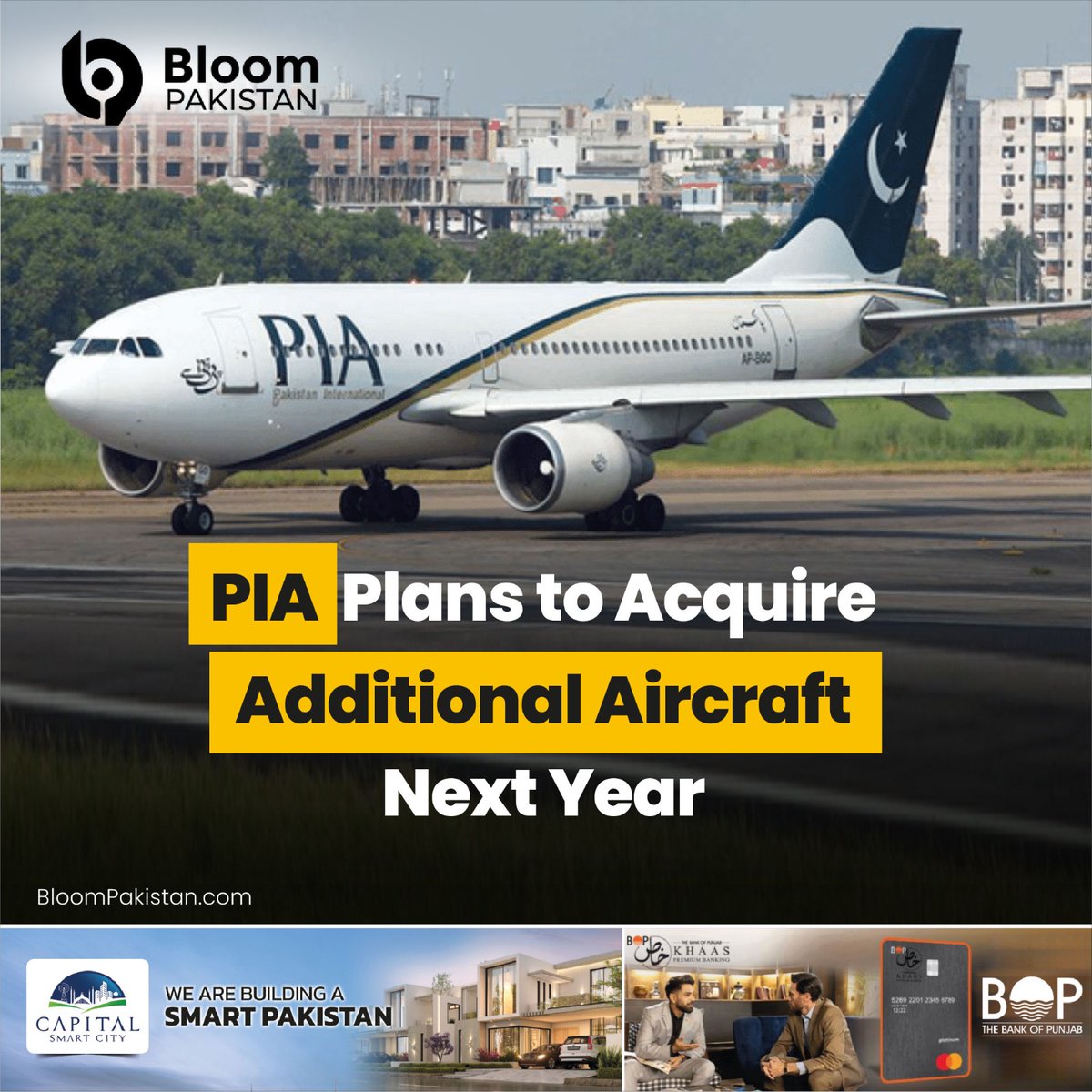 bloom_pakistan's tweet image. PIA has announced plans to bolster its fleet by acquiring eight new aircraft in 2025, including wide-body Boeing 777s aimed at catering to long-haul routes. 
#PIA #NewAircraft #NextYear #FY2025 
bloompakistan.com/pia-plans-to-a…