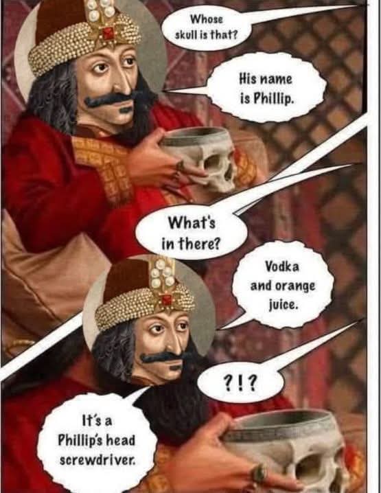 For a laugh.