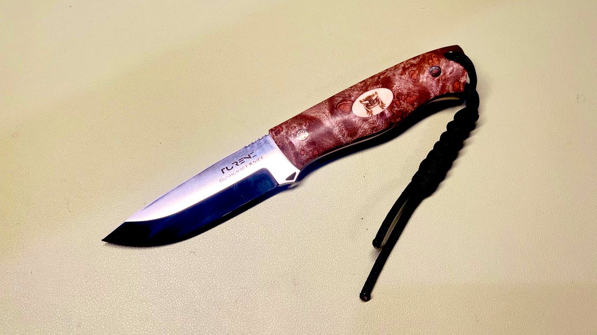 入了一把户外刀
不贵 有质感 锋利
#男人的玩具