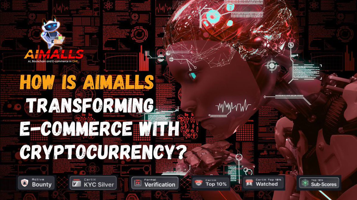 🤔How Is AiMalls Transforming E-Commerce with Cryptocurrency? 🔥As we move  toward a decentralized world, AiMalls empowered users with next-gen  solutions and setting new standards in e-commerce in which integrates  cryptocurrency to transform