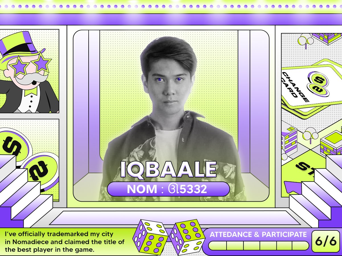 Disana gunung, disini gunung. Di tengah-tengah ada Nomadiece. This is DieceBaale pamit undur diri tung dadang tung dang tung dang tung (suara gendang)