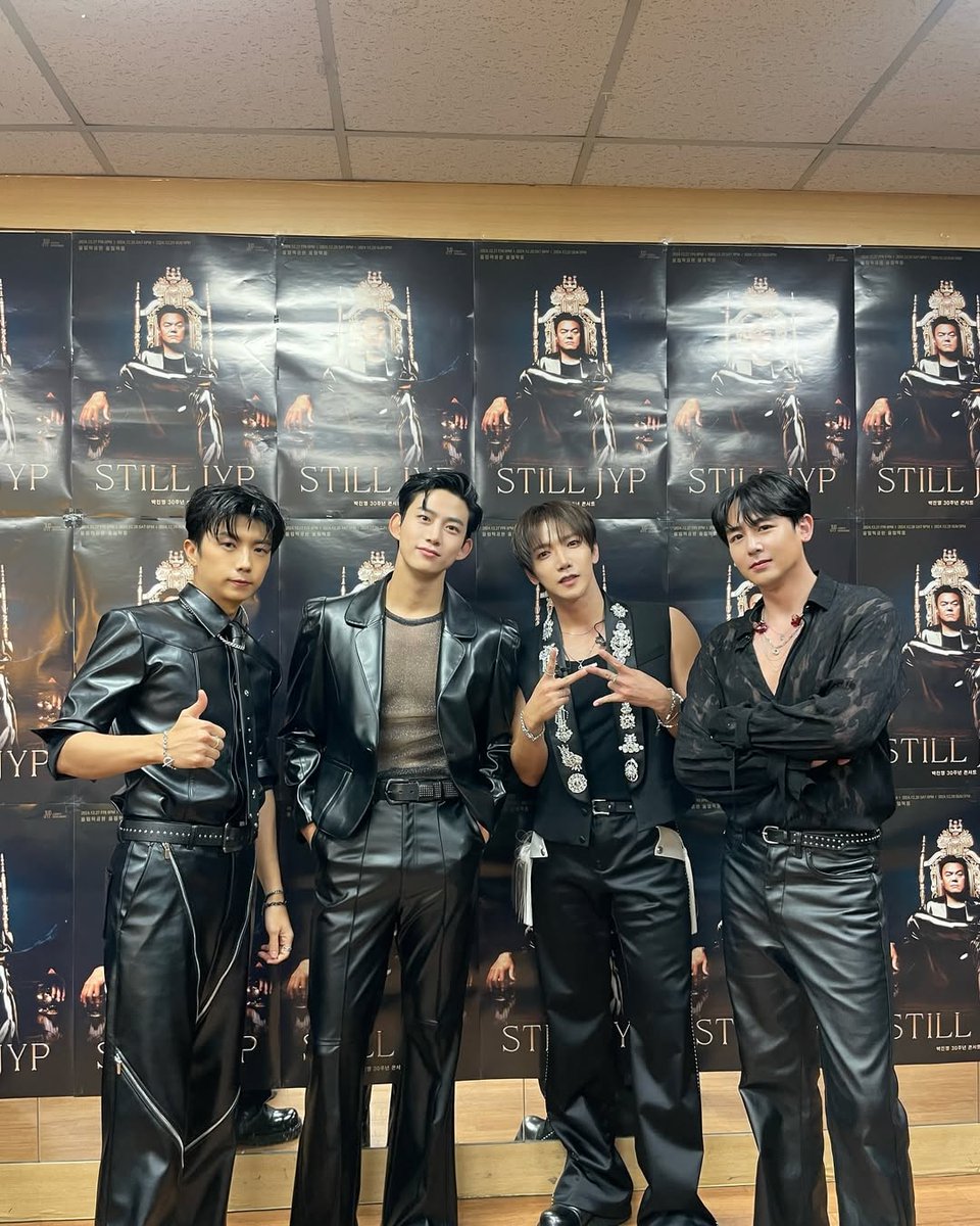 Kkorepo's tweet photo. 「#2PM」Jun. K＆#ニックン＆#テギョン＆#ウヨン、J.Y. Parkのデビュー30周年記念公演出演…「久しぶりに集まった」 
#JunK #JYPark  
🔗https://t.co/8dZqWy4hXA https://t.co/RHTiyAmbRG