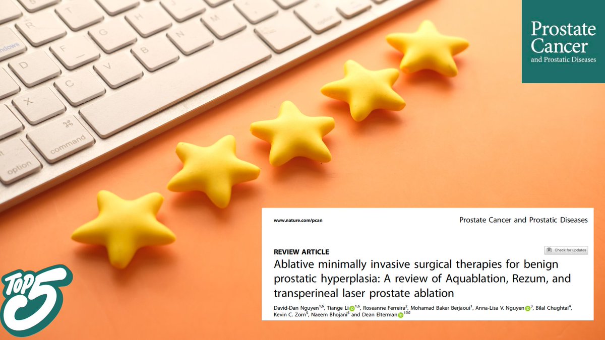 🚨 TOP-CITED ALERT! 🚨
Explore cutting-edge ablative treatments BPH:
🔹 Aquablation
🔹 Rezum
🔹 Transperineal laser ablation
A must-read review for minimally invasive surgical options! 🩺✨
👉 rdcu.be/d4Zky
#BPH #MinimallyInvasive #ProstateHealth
<a href="/DavidDan_Ngn/">David-Dan Nguyen</a>