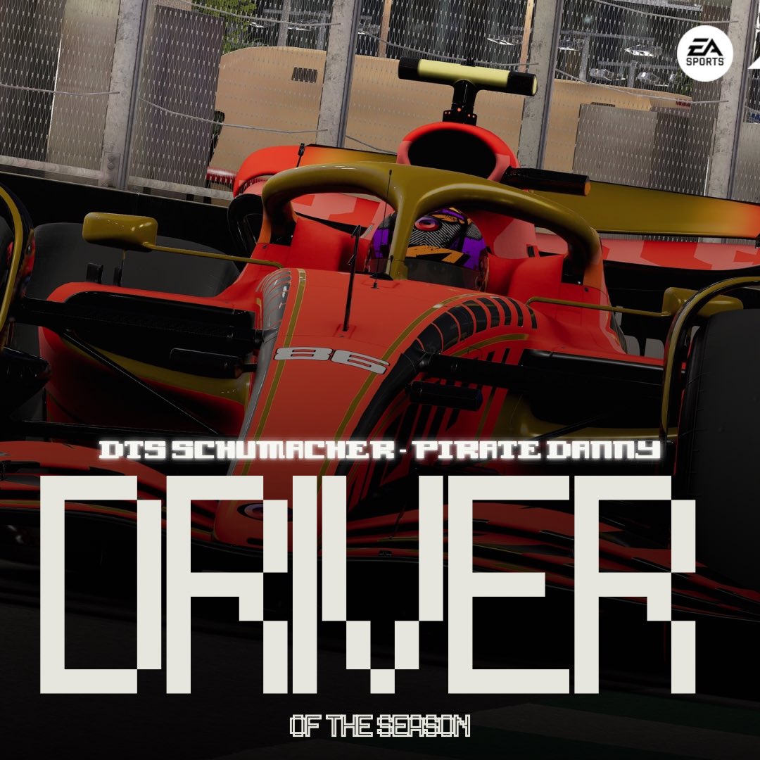 PowerGridRacing's tweet photo. END OF SEASON AWARDS - DTS SCHUMACHER 

Just like his Teammate, Pirate Danny wins the Championship as well as earning himself Driver of the Season voted by his fellow drivers 

Superbowl Champion Noodles gets Most Improved Driver of the Season

#PGR https://t.co/Vj5KhBcr9E