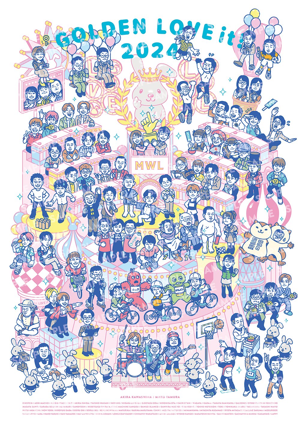 ゴールデンラヴィット Tシャツ