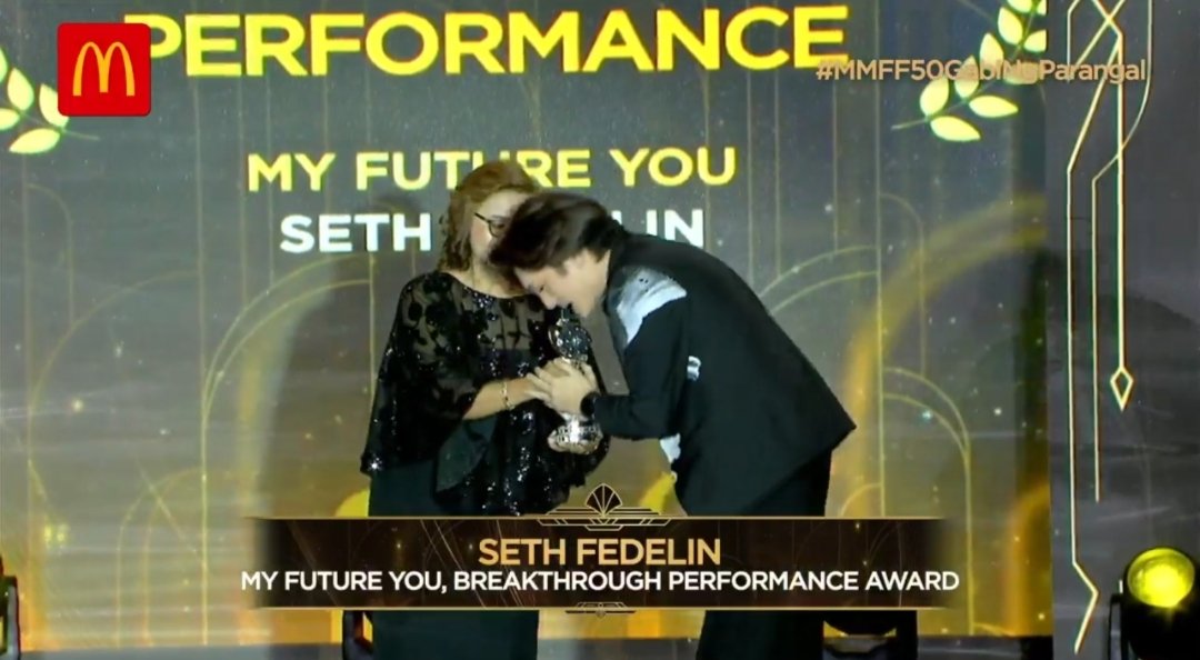 imtruemama's tweet photo. OMG! Congratulations, Seth for winning the Breakthrough Performance Award. So proud of you huhu

ARIBA MY FUTURE YOU

#FranSeth #MMFF2024 
#MMFF50GabiNgParangal 
#MyFutureYouMMFF https://t.co/r4OjhcNFNK