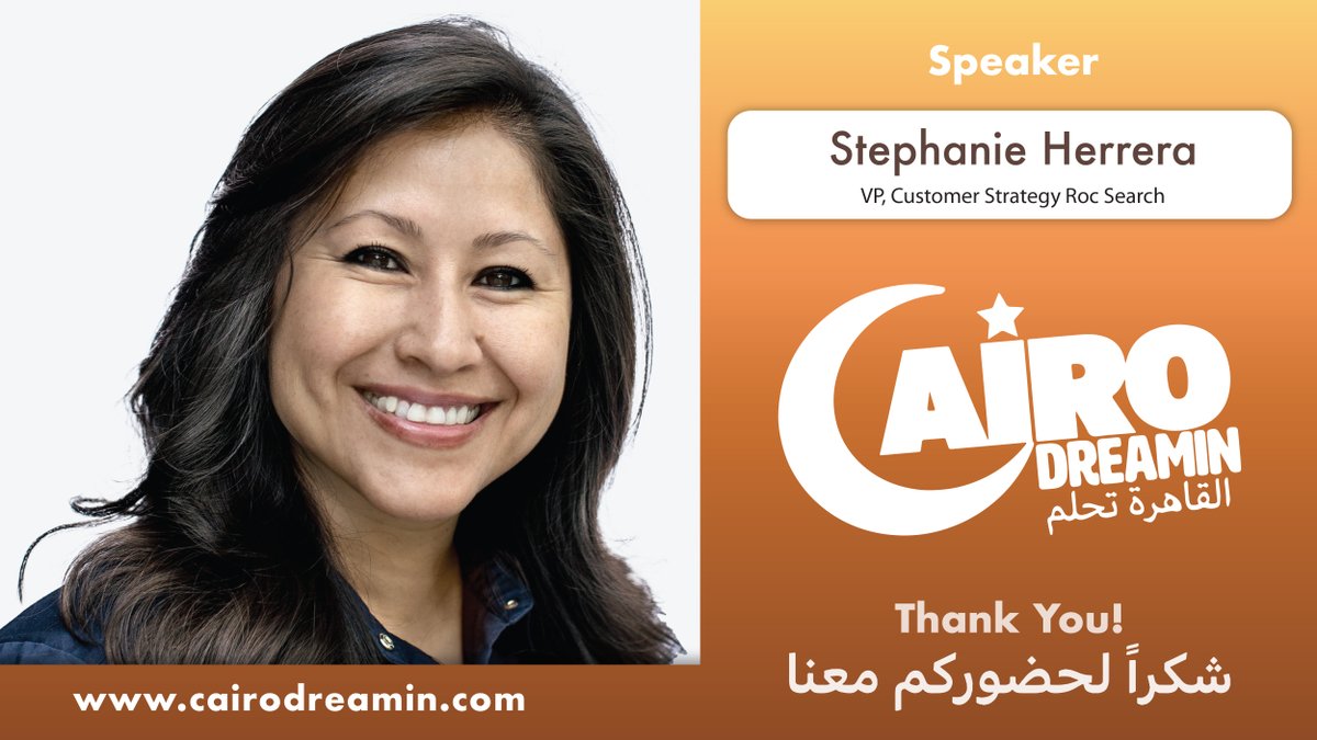 Stephanie Herrera, VP,Customer Strategy at Roc Search, will be speaking at Cairo Dreamin, where she will present a session titled Activating Your Team's Superhuman Skills in a World of AI Agents. We are thrilled about this!