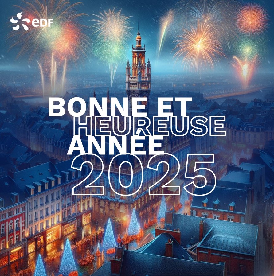 EDF_HDF's tweet image. Les équipes d'@EDFofficiel en @hautsdefrance vous souhaitent une lumineuse année 2025 ! 🎆💡

🎊Meilleurs vœux à tous les habitants, entreprises et #Collterr des #HautsdeFrance !  🎉

#BonneAnnee2025