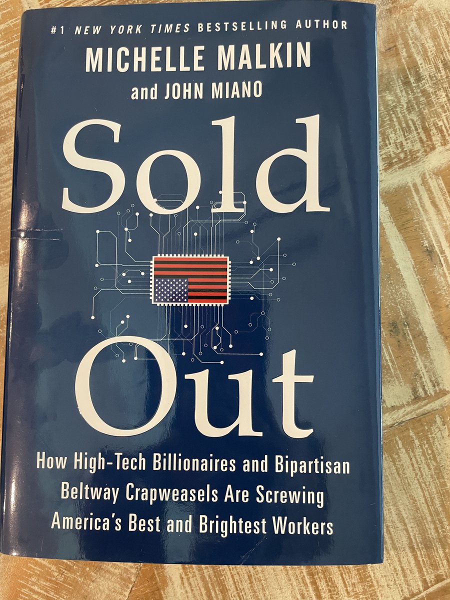 michellemalkin's tweet image. LOL. Everything old is "new" again. Good luck in 2025, America. 

2002: Invasion - Do something about illegal immigration before it's too late!

2015: Sold Out - Do something about H1B and all the other Big Tech visa boondoggles before it's too late!

2019: Open Borders Inc. - Do…