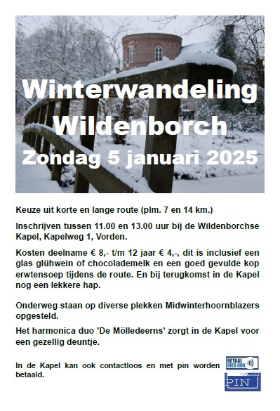 kplwildenborch's tweet photo. #WINTERWANDELING WILDENBORCH
ZONDAG 5.1.2025
Misschien wel de mooiste winterwandeling van de #Achterhoek...
Doe je mee?

RT=Fijn!

#winter #wandeling #Wildenborch #Vorden #Lochem #Barchem #glühwein #warmechocolademelk #erwtensoep #midwinterhoorn #midwinterhoornblazers #natuur https://t.co/XRWjaaOmmk