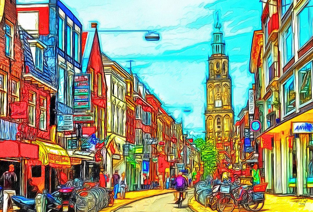 Johankl_com's tweet photo. Kunst oosterstraat groningen 60 cm x 90cm https://t.co/yo2XveQz22 via @marktplaats https://t.co/J4Z0MiZ92n