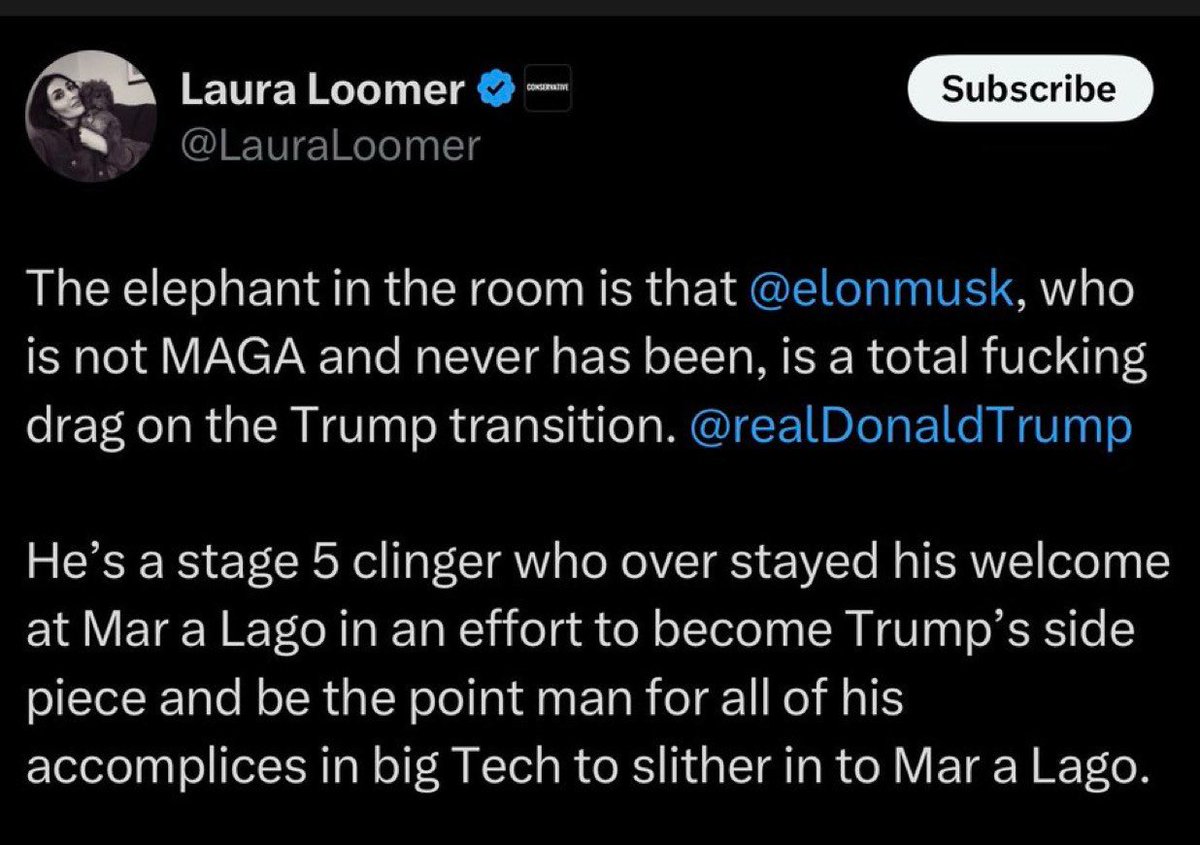 progavalanche's tweet image. When there isn’t enough popcorn in the world… 

Seems the Musk Mouthpiece didn’t give his former fluffer a job in his administration so she went after Elonia. In retaliation, Free Speech Elmo cancelled her blue check &amp;amp; demonetized her account.

#DemCast #DemVoice1 #wtpBLUE