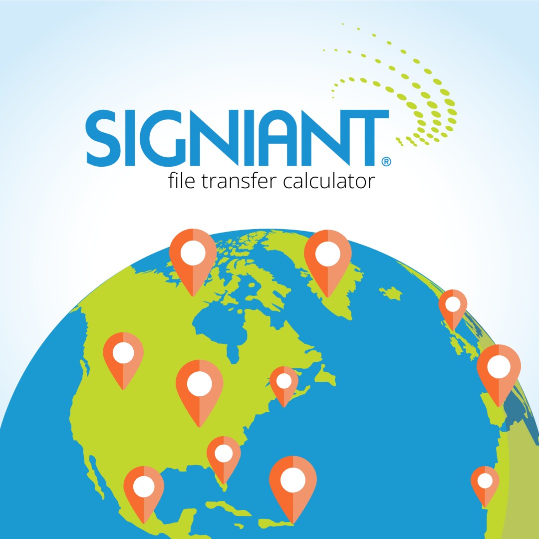 Signiant's tweet image. Take our File Transfer Calculator for a test drive to get a sense of the performance improvement you gain with the Signiant Platform 🏎️💨

Move large files fast » ow.ly/jm2e50UbMKk

#ContentExchange #LargeFiles #FastFileTransfer