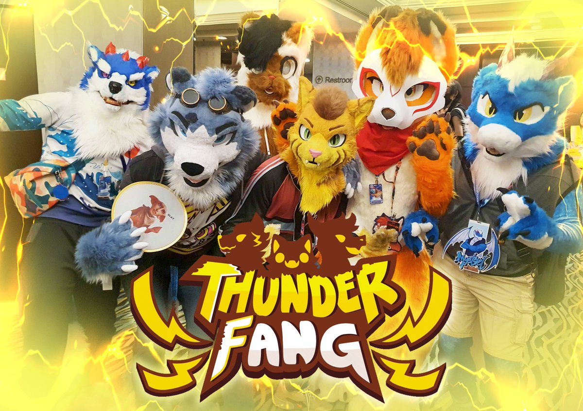 Grieverez's tweet photo. One last Fursuit FriYay for the Year~
My Life wouldn't be the same without this Electrifying gang. #teamthunderfang
🧵: @SHAN_JUN_
📷: @DevilWolfff
#山君工坊 #Veerz #furry #fursuit #FursuitFriday #FursuitsFriday #twitch #streamer #photography #teamtf #twitchteam #furum2024 https://t.co/gQvd8JHXjT