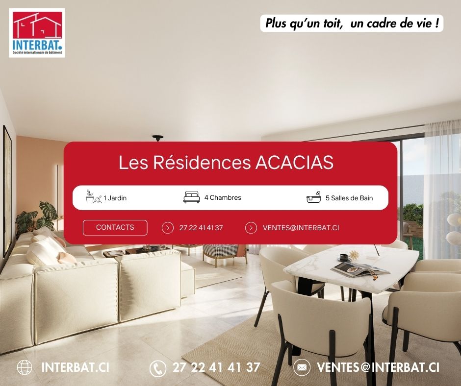 InterbatCI's tweet photo. Découvrez nos magnifiques villas duplex 5 pièces alliant confort moderne et élégance intemporelle. 🏘

Chaque villa offre ✅ :
- 4 chambres 
- Un vaste salon lumineux
- Une cuisine moderne
- Des espaces extérieurs 

Devenez propriétaire au 07 03 47 26 61 !
#Interbatci #CIV225 https://t.co/D9Vl2QZvdM