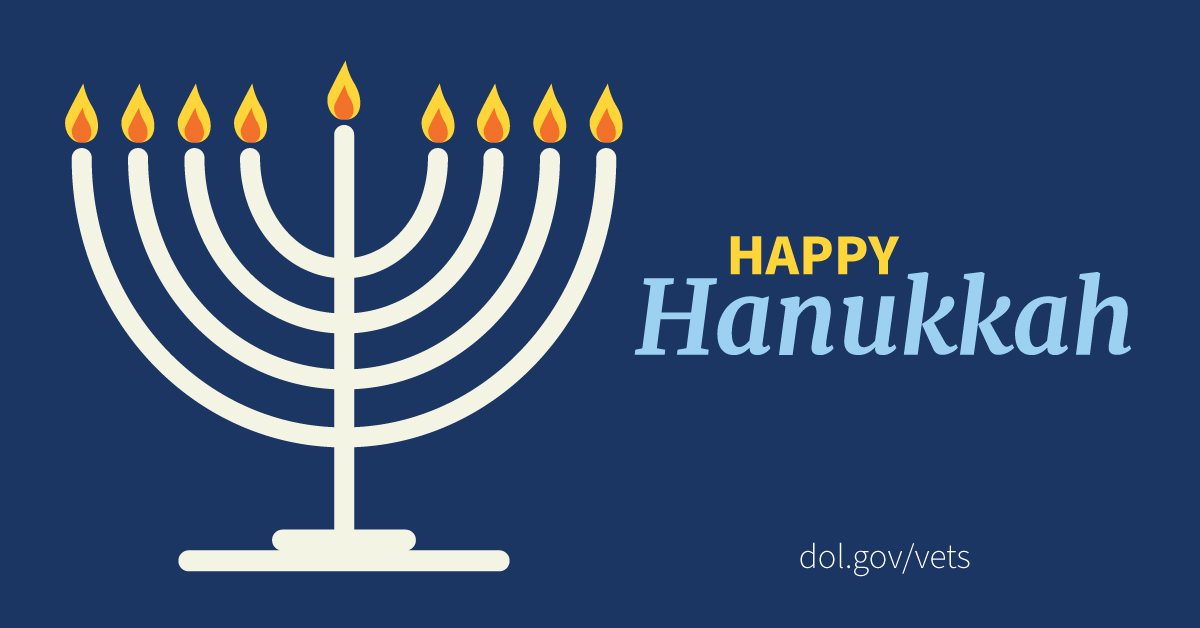 🕎 Celebrating Hanukkah with gratitude for our veterans! 

Their light, resilience, and strength inspire us every day. 

We’re honored to support them on the path to meaningful employment.