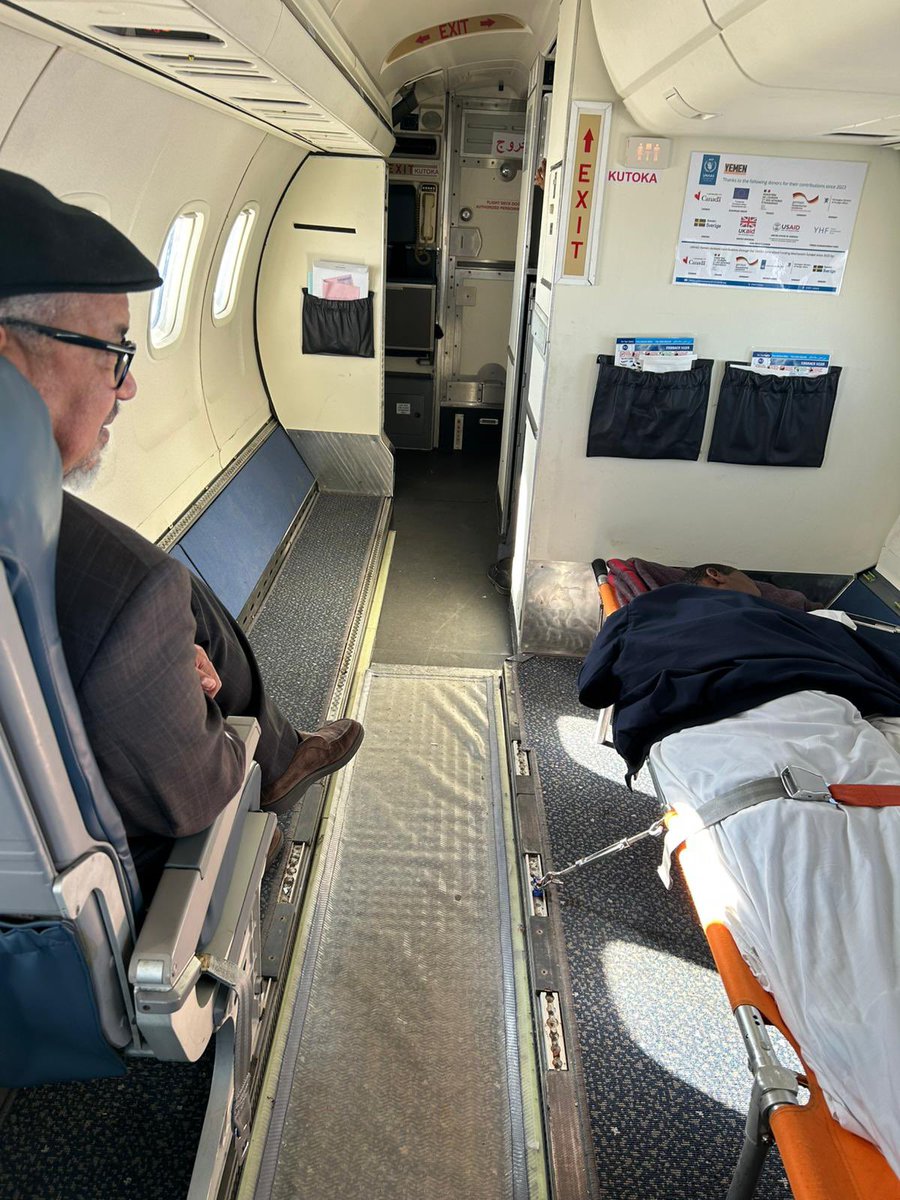 Today we managed to evacuate our <a href="/WFP_UNHAS/">UN Humanitarian Air Service</a> colleague who was injured in yesterday’s attack on Sana’a airport in #Yemen. We are now in #Jordan, where he will receive further medical treatment.

Deepest gratitude to the UNHAS team for their service and swift evacuation from