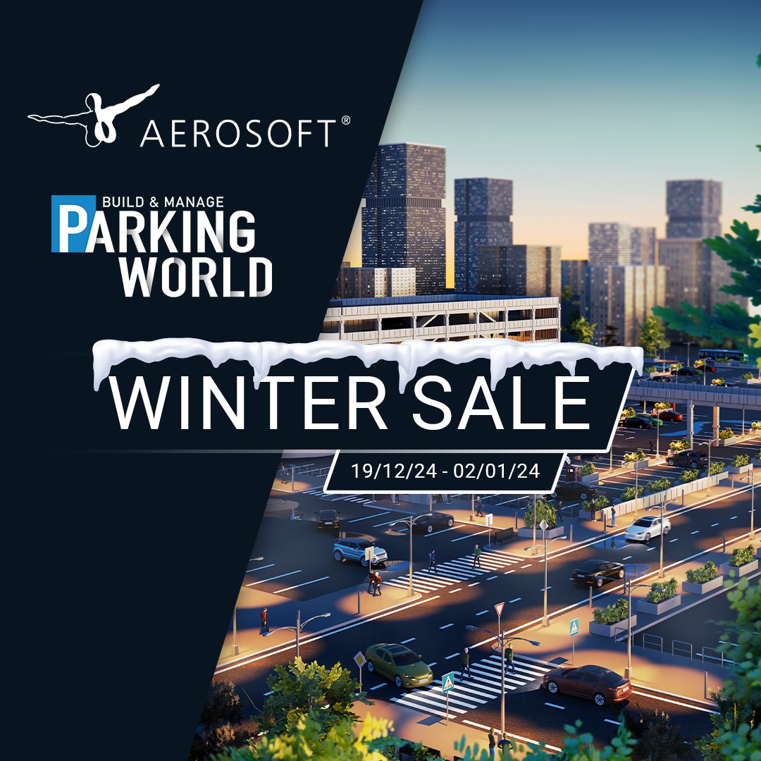 A little late for Christmas, but still nice to know and certainly a great thing to give yourself as a present :)

Parking World is currently in the Winter sale, which runs until January 2, 2025.

#parkingworld #steam #steamsale #wintersale #indiedev 

store.steampowered.com/app/2551570/Pa…
