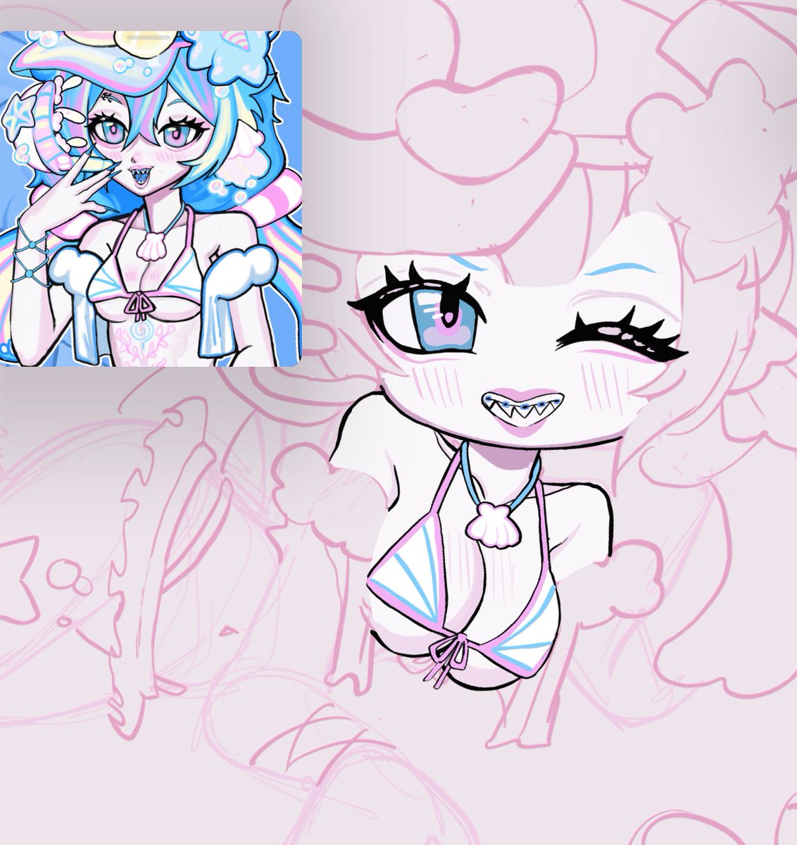 D3adbunii's tweet image. I should be working on comms but … oc art 😛