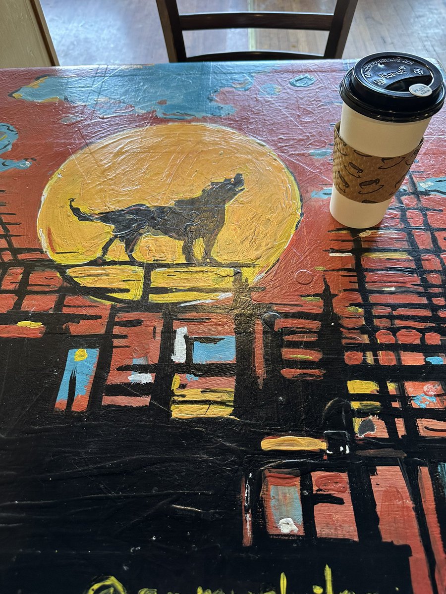 Morning coffee. Cute little place