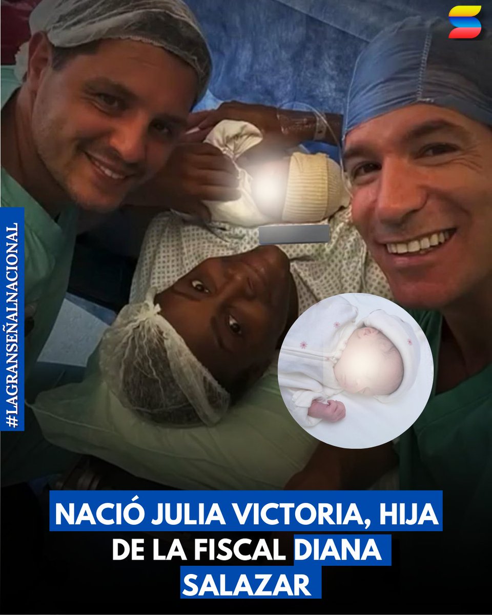 radiosonoramaec's tweet photo. Esta mañana se conoció sobre el nacimiento de #JuliaVictoria, segunda hija de la Fiscal General #DianaSalazar. La pequeña nació mediante cesárea en un hospital de #Argentina de donde es oriundo su progenitor.
#SonoramaNoticias https://t.co/YkuOjhGY15