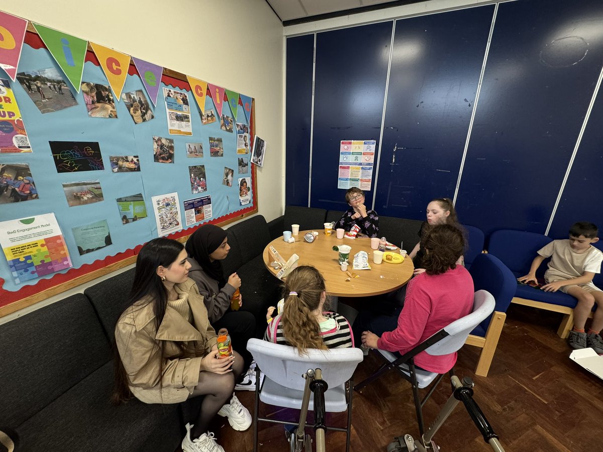 Youth MP Zainab &amp; youth forum member Arianna have visited the  SEND  project today at Kaleidoscope. They spoke to the young people about their schools, communities &amp; the barriers they encounter &amp; how the youth forum can help to amplify their voices #Enjoy #Learn #Achieve #SEND