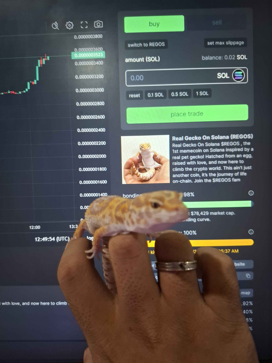 Regos_Sol's tweet photo. New heights, same vibes.  $REGOS is unstoppable. https://t.co/6uvM7OZ0Cv