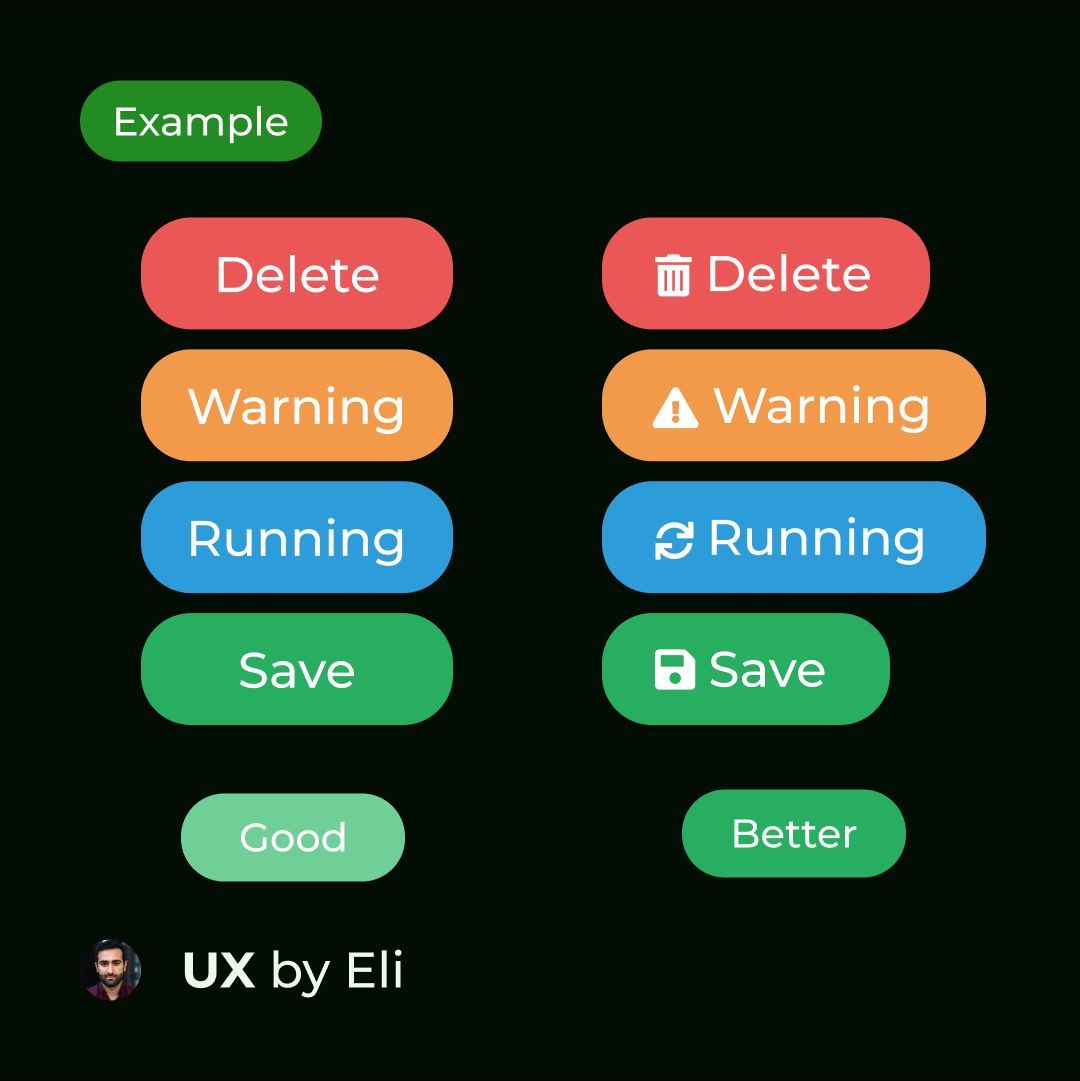 Visuals are processed 60,000x faster than text. That’s why clean icons and visuals are key to great UI design. Are you prioritizing visuals in your interface?
#UIDesign #UXTips #VisualDesign #ProductDesign