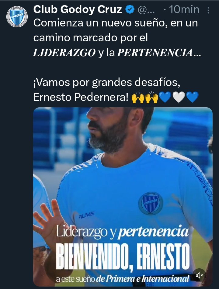 GusSartori64's tweet image. Tras finalizar la Temporada 2024 como DT interino del Club, Ernesto #Pedernera es oficialmente presentado como Técnico de #GodoyCruz para #LPF 2025.