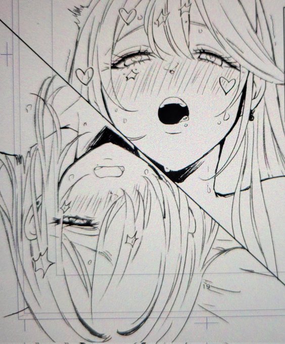 ペン入れ終わりッッッ😭
次は台詞と色塗りー😭 