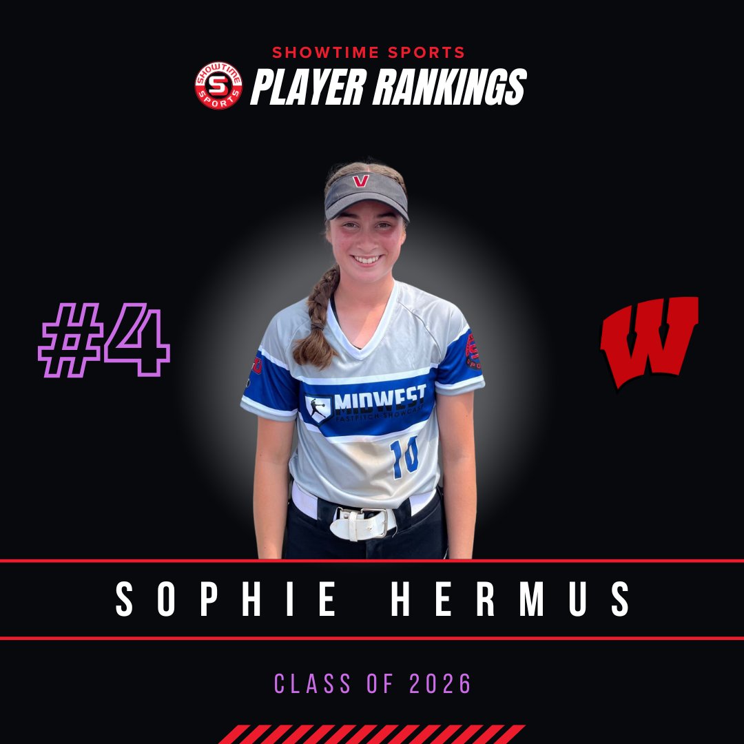 Showtime Sports (@showtimesports1) on Twitter photo Coming in at the #4 spot for 2026 is Sophie Hermus! <a href="/HermusSophie/">Sophie Hermus 2026</a> congratulations! Coming in at the #4 spot for 2026 is Sophie Hermus! <a href="/HermusSophie/">Sophie Hermus 2026</a> congratulations!