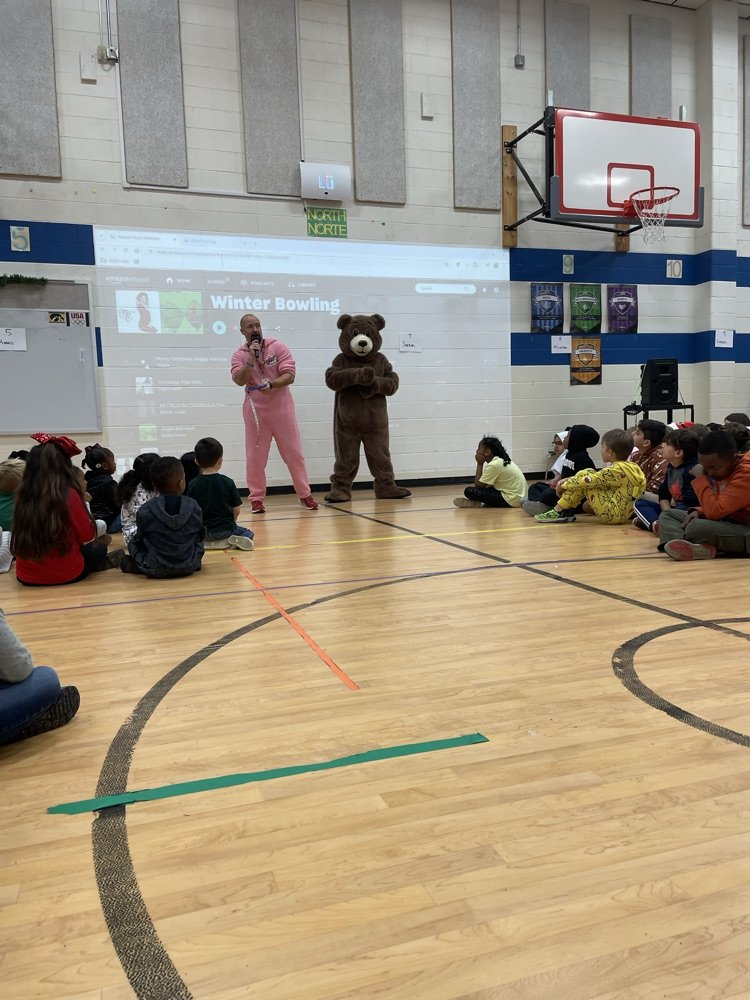 BearCreekElem's tweet photo. Last Friday, Coach Adkins led the last Pep Rally of the first semester. Champ made an appearance, the Cubs were recognized and we All sang! The PTA came in strong to celebrate the Cubs for the Cub Challenge with pies to the face! https://t.co/VM25Mh986p
