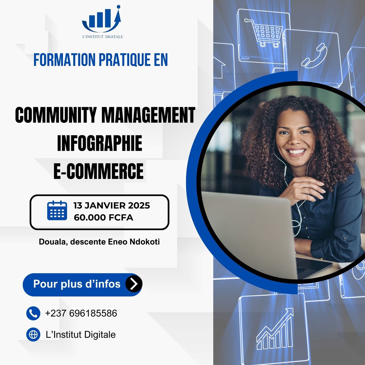 TawambaB's tweet photo. 𝐍𝐎𝐔𝐕𝐄𝐋𝐋𝐄 𝐎𝐏𝐏𝐎𝐑𝐓𝐔𝐍𝐈𝐓É 𝐃𝐄 𝐓𝐄 𝐅𝐎𝐑𝐌𝐄𝐑 🔥

☎Contacts : 696185586 / 673760103

Lien WhatsApp direct : https://t.co/vJSCRlMGyM

#formationprofessionnelle
#digital
#marketingdigital
#digitalmarketingservices
#MarketingDigital2025
#Formationprofessionelle https://t.co/pAqO1fMMiC