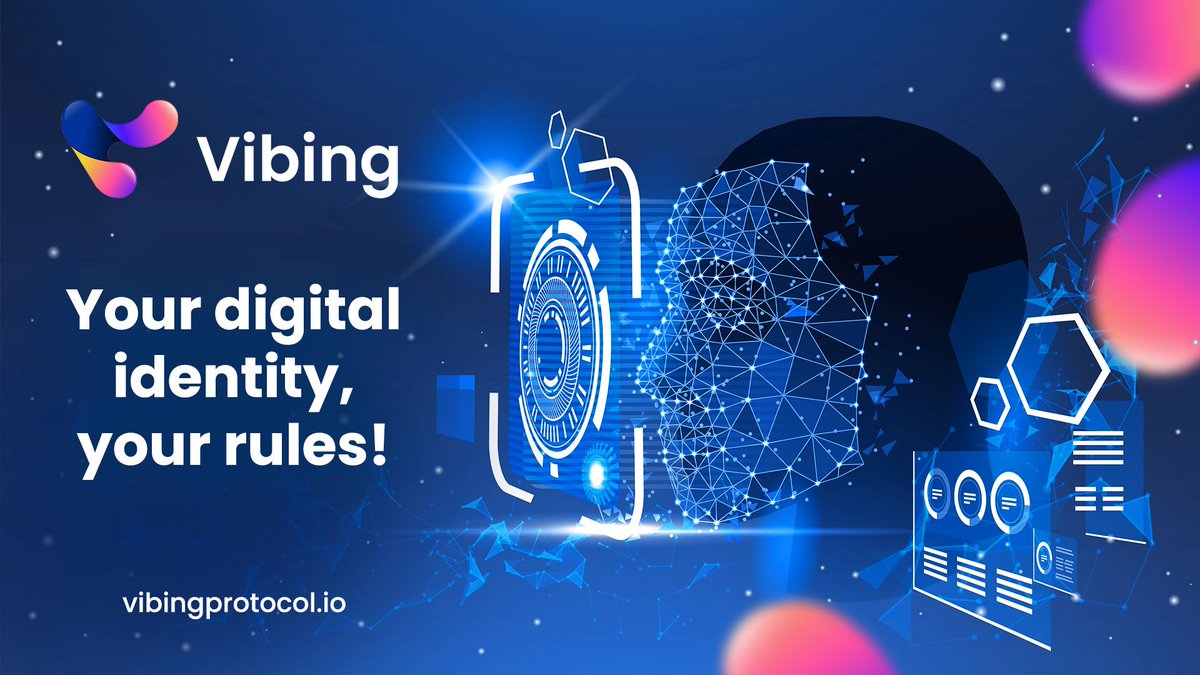 VibingProtocol's tweet photo. 🔑 Enter the Metaverse with #VibingProtocol—the gateway to secure, decentralized data control!
🌌 Manage assets, access Web3 planets, & unlock governance power with $VBG.
⚓️ Your digital identity, your rules! https://t.co/p87cRFybHx