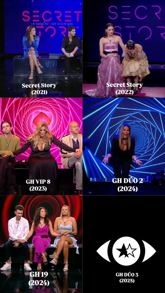 OcurreEnTele's tweet image. Preparado para volver a ver la repetida sala de expulsión en 6 días tras #SecretStory (2021), #SecretStory (2022), #GHVIP8 (2023), #GHDÚO2 (2024), #GH19 (2024) y ahora #GHDÚO3 (2025). ¿Cuando piensan cambiarla? @ghoficial @ZeppelinTV