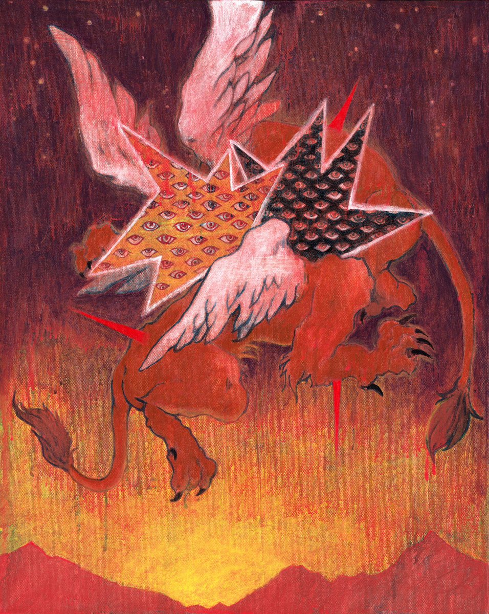 Art i created in 2024. acrylic on canvas.