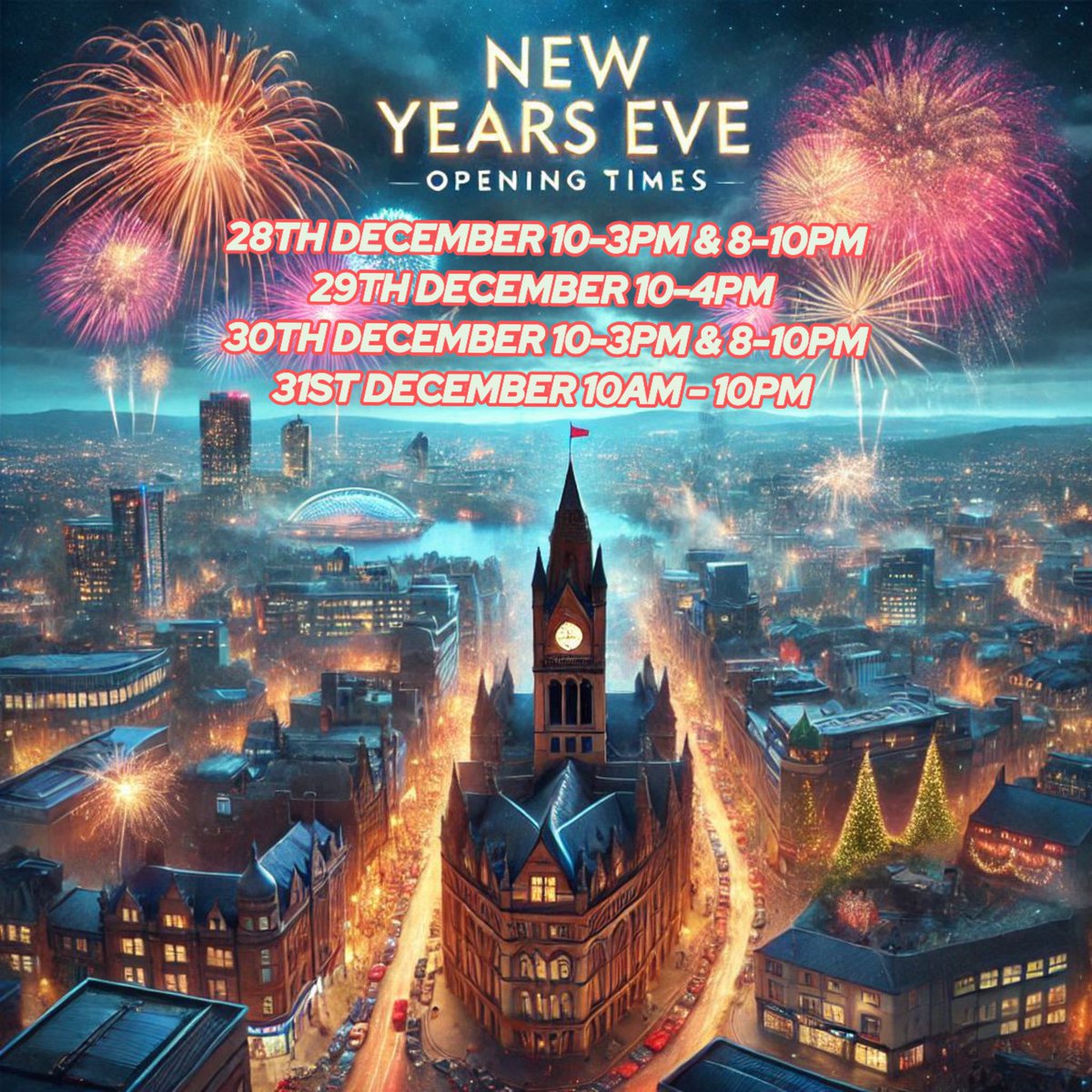 McrFireworks's tweet photo. Open for New Year’s Eve fireworks from Saturday!! Come on down and get your pyro from the best firework shop in Manchester!! https://t.co/4IBWDFMqkr