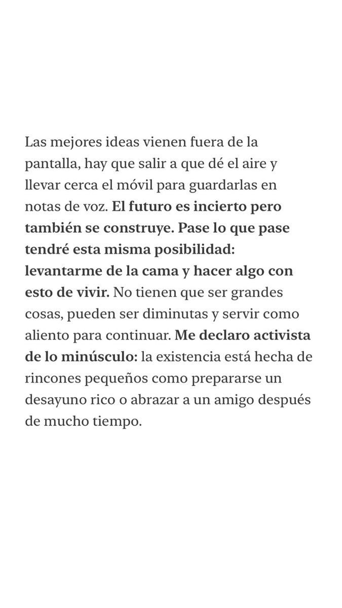 CarlaMourinho's tweet photo. «Activista de lo minúsculo, lo pequeño nos salva» https://t.co/BuwLjEQ8LK