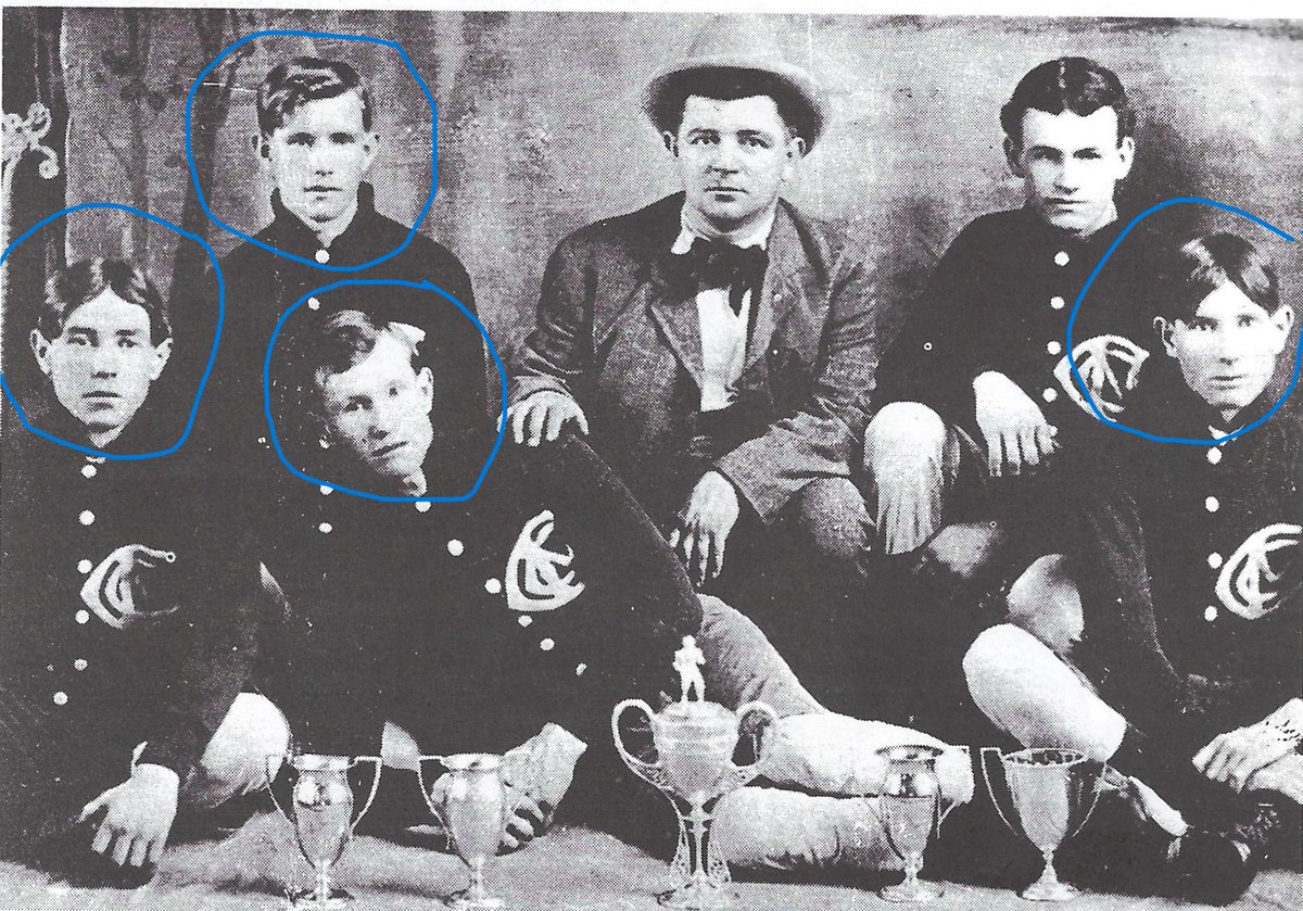 moedog97's tweet photo. 52 Weeks of IL mining towns soccer history Post 52:
I finish this year of weekly coalfield posts with a short memorial to a member of Carbon Hill’s (1920 pop: 382) most prolific soccer family, the Tallman brothers: George, Henry, William, Andrew, Stewart, John and Hugh. 1/2 https://t.co/WPQeJpcEku