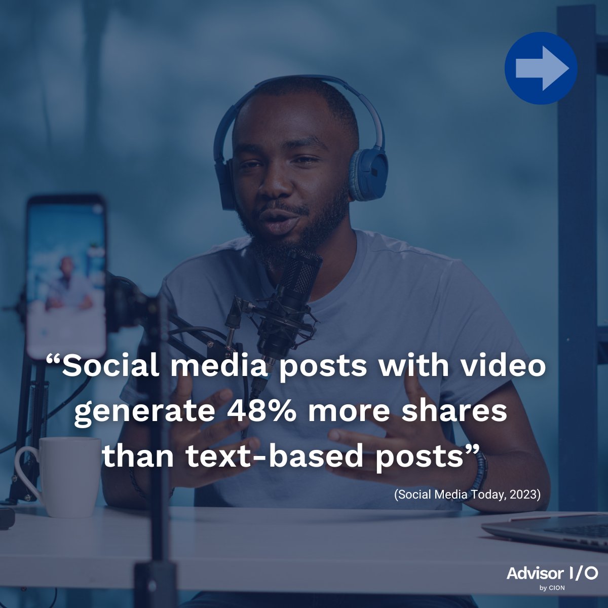 cionadvisorio's tweet photo. Video marketing is 2025’s top strategy.  It can help you hold attention while sharing important information, and it can increase engagement rates, showcase your brand and create trust with your audience. Save your seat for our 30 minute demo to learn more!
https://t.co/TVFjJZhPFk https://t.co/PHldtsPrz4