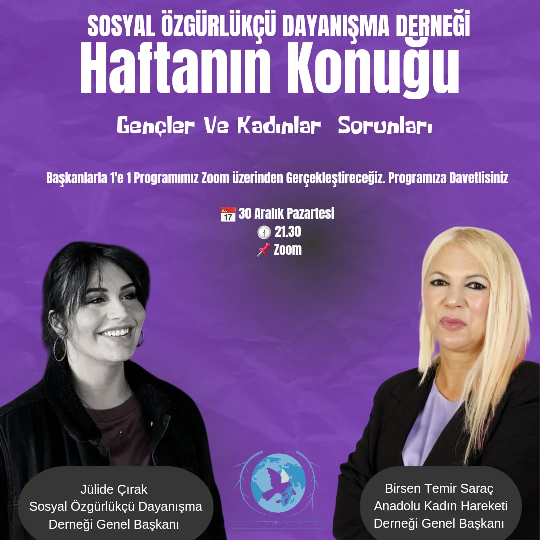 SOSYAL ÖZGÜRLÜKCÜ DAYANIŞMA DERNEĞİ RESMİ tweet media
