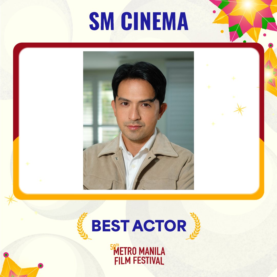 SM_Cinema's tweet photo. Congratulations to Denis Trillo "Green Bones" for winning Best Actor at the 50th Metro Manila Film Festival! 🏆🎉

Join the celebration, catch #GreenBones, now showing at SM Cinema! 🍿✨

#MMFF50th #MMFF2024AtSMCinema #SMCinema #MMFF50GabiNgParangal https://t.co/xf71x4y5xW