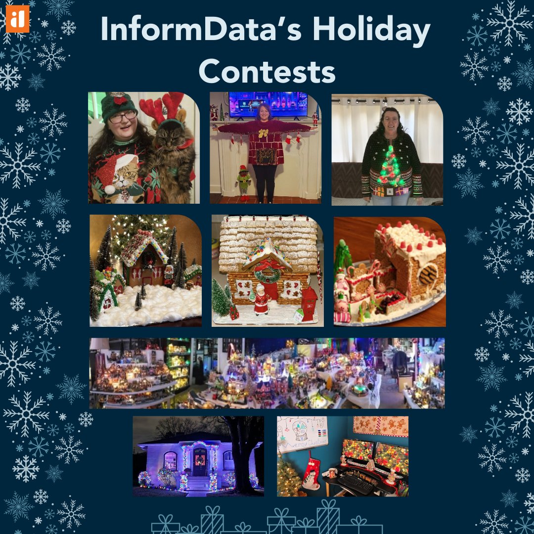 InformDataCo's tweet image. 🎉 Huge cheers to our Holiday Contest winners! With three festive categories and loads of creative entries, you all brought the holiday spirit to life! ☃️❄️ Thank you to everyone who participated and voted!