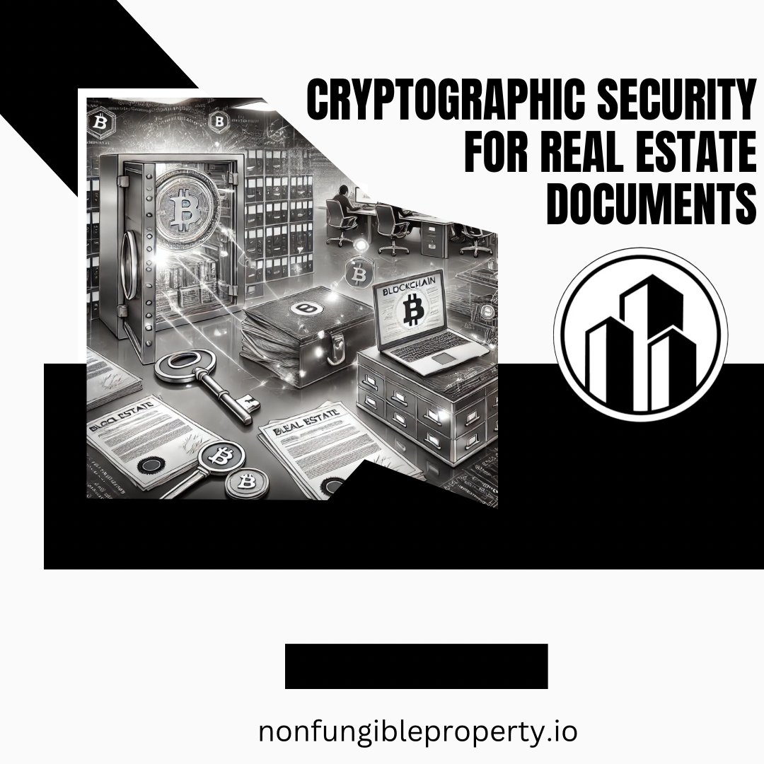 nfp_eth's tweet image. Secure real estate documents with advanced cryptography. Protect vital information from fraud and unauthorized access using blockchain technology. #CryptoSecurity #RealEstateProtection