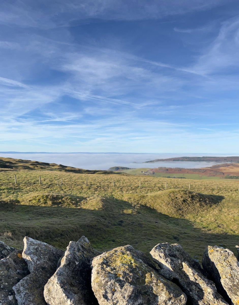 dannysavage's tweet image. The hills of the north delivered today. Great inversion on the North York Moors.