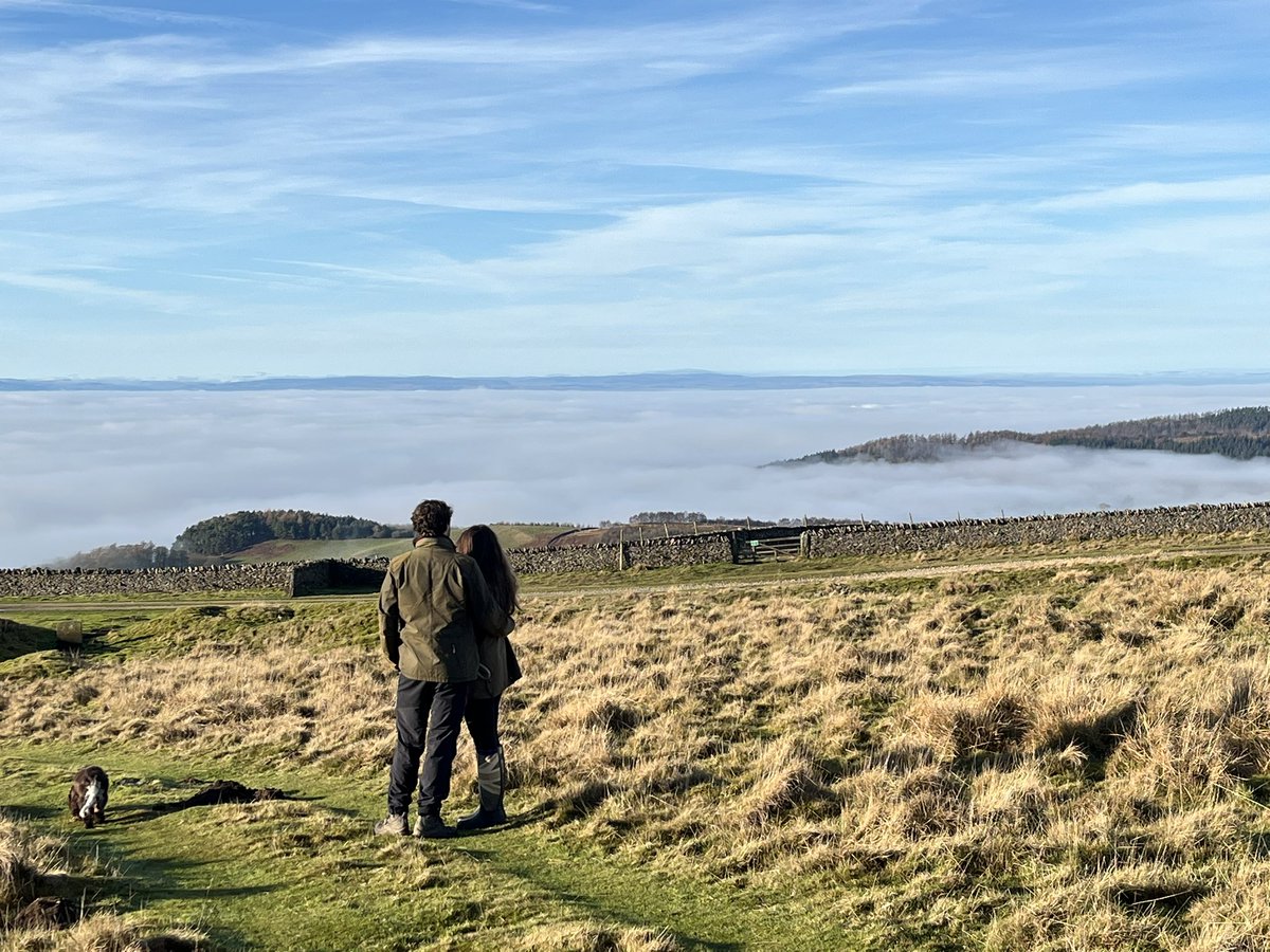 dannysavage's tweet image. The hills of the north delivered today. Great inversion on the North York Moors.