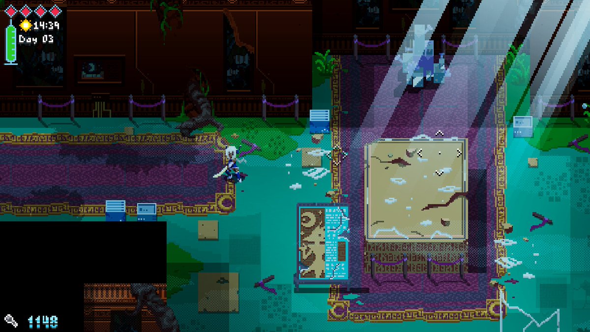 Reenlsober's tweet photo. #Unsighted
Um dos games mais maravilhosos que joguei nesse ano. Unsighted se inspira em Zelda para fazer um metroidvania isométrico único, cheio de desafios e chefes incríveis. Fora a trilha sonora impecável e o visual simples, mas lindo. Joguem essa obra de arte!

Avaliação: 😍 https://t.co/KFJficGGPf