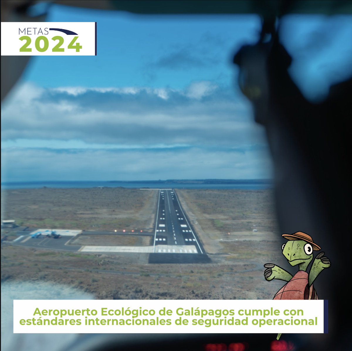 aerogalapagos's tweet photo. ECOGAL culminó satisfactoriamente la Fase III del Proceso de Certificación de Aeródromo de @DGAC_Ecuador.
Estamos comprometidos en que nuestras operaciones cumplan con estándares de seguridad operacional rigurosos, beneficiando así a toda la comunidad aeroportuaria.
#Metas2024 https://t.co/W0VFQLDPFw